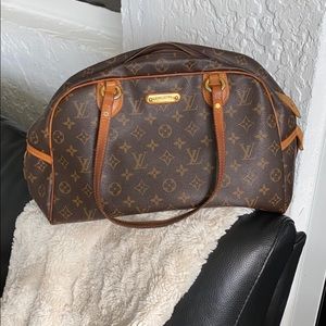 Louis Vuitton Montorqueil bag w/brass hardware